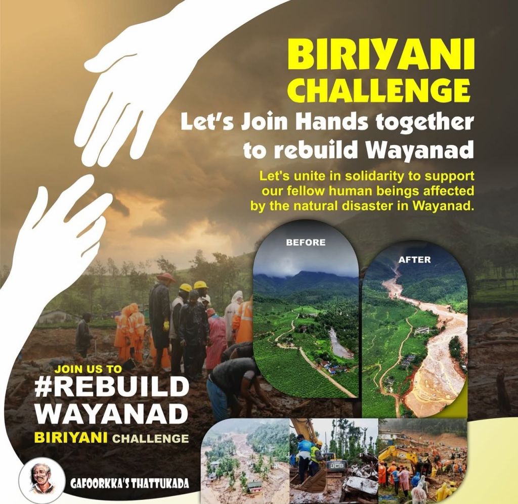 Rebuild Wayanad: Biriyani&nbsp;Challenge